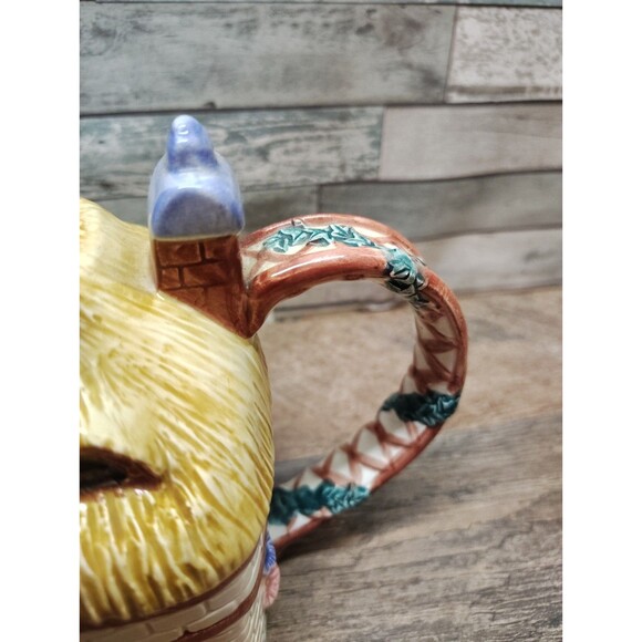 Fitz & Floyd Teapot Collectible Fables & Fairytales THREE LITTLE PIGS  #792/1500 - Picture 7 of 14